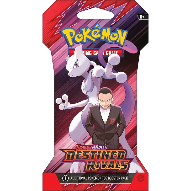 Pokemon TCG: Destined Rivals - Sleeved Booster Pack Double Sleeved Pokemon TCG: Destined Rivals - Sleeved Booster Pack Double Sleeved
