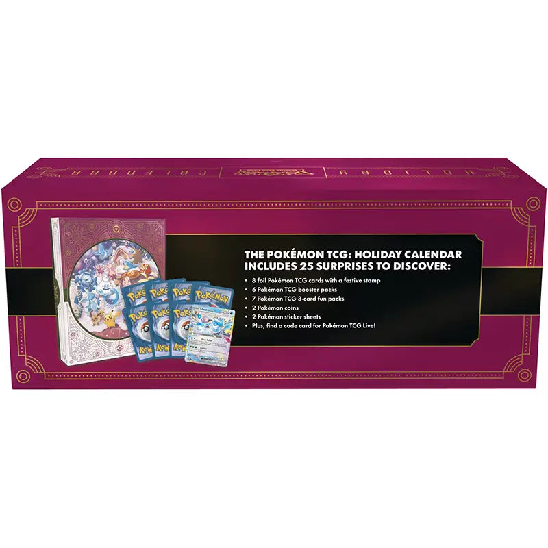 Pokemon TCG: Holiday Calendar 2025 Contents