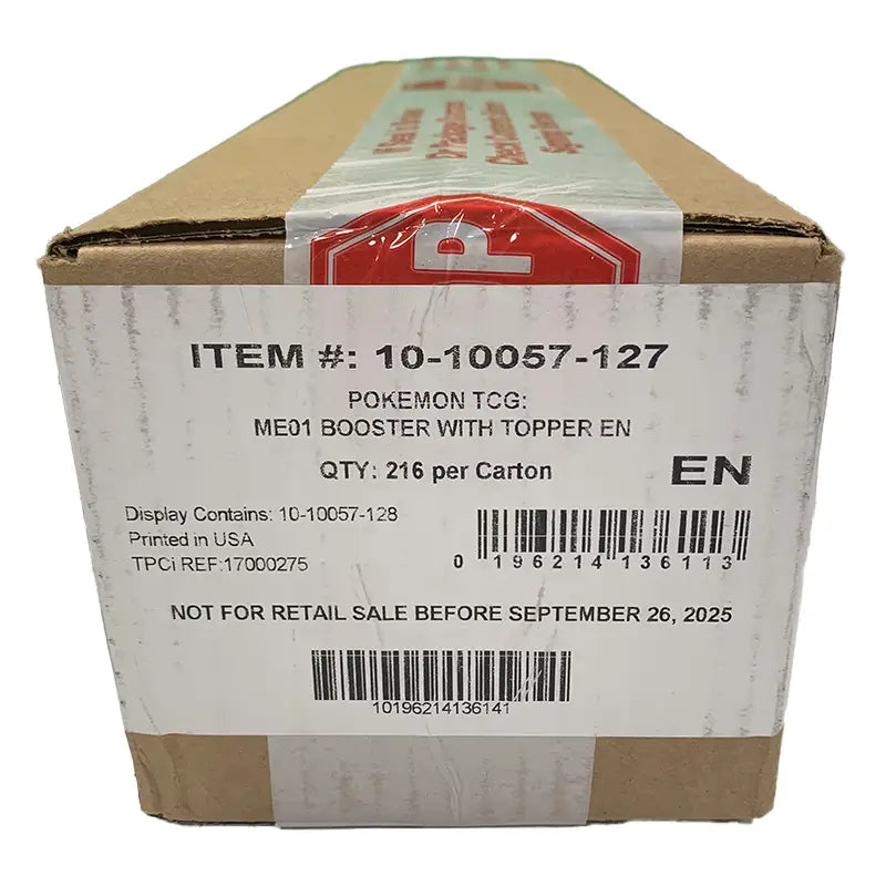 Pokemon TCG: Mega Evolution - ENHANCED Booster Box Case Double Sleeved Pokemon TCG: Mega Evolution - ENHANCED Booster Box Case Double Sleeved