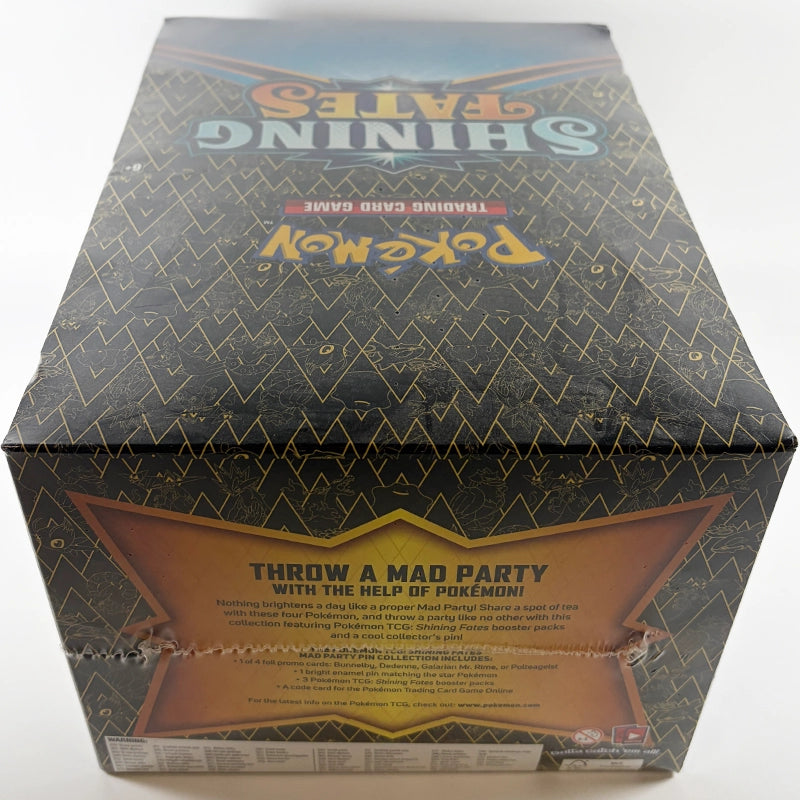 Pokemon TCG: Shining Fates - Mad Party Pin Collection Display Back