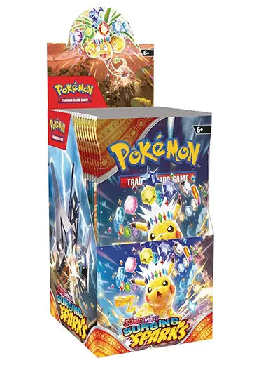 Pokemon TCG: Surging Sparks - Half Booster Box (18 Packs)  Double Sleeved