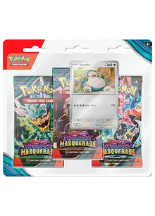 Pokemon TCG: Twilight Masquerade - 3 Pack Blister Snorlax