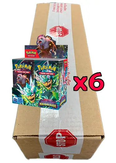 Pokemon TCG: Twilight Masquerade SV06 - Sealed Case (6 Booster Boxes) Double Sleeved Pokemon TCG: Twilight Masquerade SV06 - Sealed Case (6 Booster Boxes) Double Sleeved