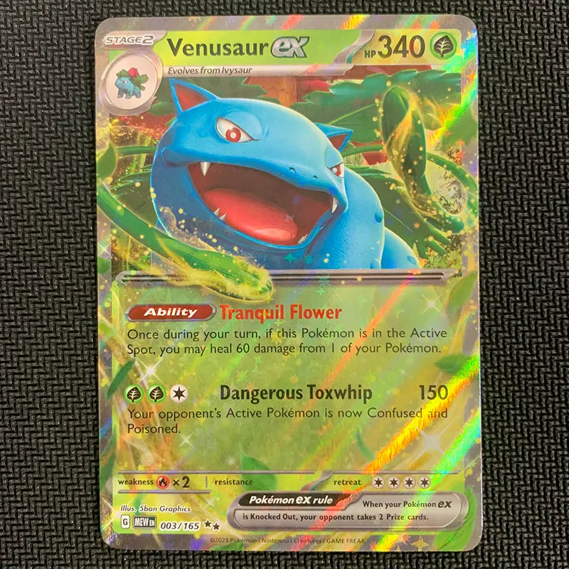 Pokemon TCG: Venusaur Ex - MEW 003