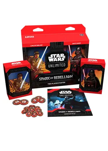 Star Wars Unlimited: Spark of Rebellion Two-Player Starter Contents