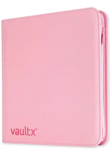 Vault X: 12-Pocket Exo-Tec Zip Binder Just Pink