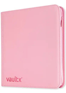 Vault X: 12-Pocket Exo-Tec Zip Binder Just Pink