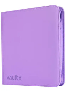 Vault X: 12-Pocket Exo-Tec Zip Binder Just Purple