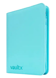 Vault X: 9-Pocket Exo-Tec Zip Binder Pastel Blue