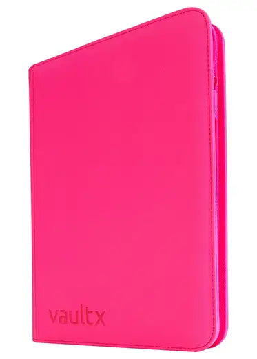 Vault X: 9-Pocket Exo-Tec Zip Binder Neon Pink