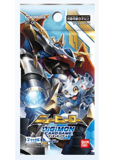 Digimon Card Game: New Hero BT-08 - Booster Pack Double Sleeved Digimon Card Game: New Hero BT-08 - Booster Pack Double Sleeved