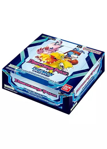 Digimon Card Game: Dimensional Phase BT11 - Booster Box Double Sleeved Digimon Card Game: Dimensional Phase BT11 - Booster Box Double Sleeved