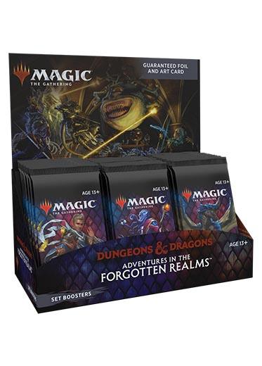 MTG: D&D: Adventures In The Forgotten Realms (AFR) - Set Booster Box Double Sleeved MTG: D&D: Adventures In The Forgotten Realms (AFR) - Set Booster Box Double Sleeved