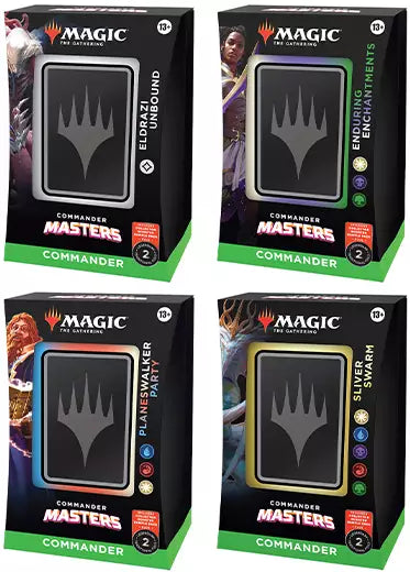 MTG: Commander Masters 2023 - Commander Decks Set of 4 Double Sleeved MTG: Commander Masters 2023 - Commander Decks Set of 4 Double Sleeved