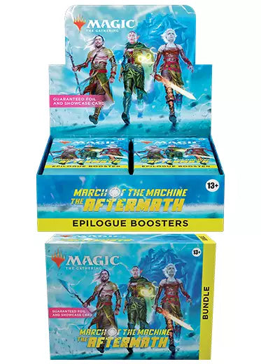 MTG: MotM THE AFTERMATH - Epilogue Booster Box & Bundle Combo Double Sleeved MTG: MotM THE AFTERMATH - Epilogue Booster Box & Bundle Combo Double Sleeved