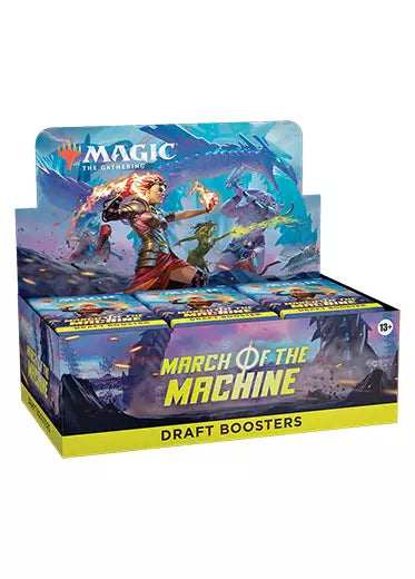 MTG: March of the Machine - Draft Booster Box Double Sleeved MTG: March of the Machine - Draft Booster Box Double Sleeved