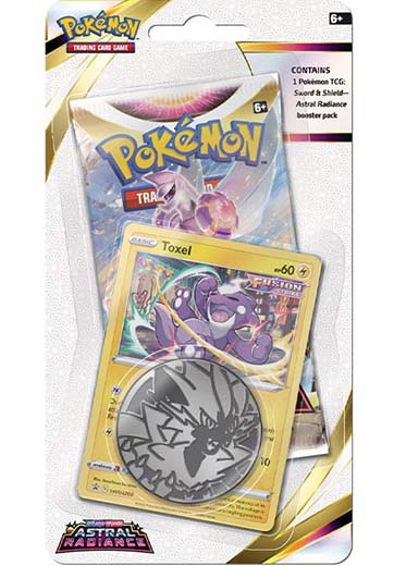 Pokemon TCG: Astral Radiance - Checklane 1 Pack Blister Toxel