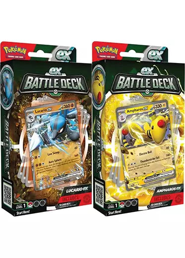 Pokemon TCG: Lucario and Ampharos EX Battle Deck