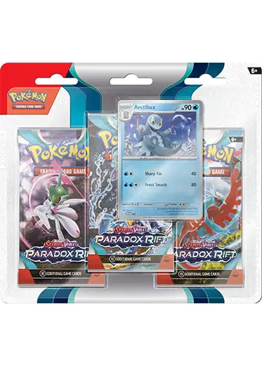 Pokemon TCG: Paradox Rift - 3-Pack Blister Arctibax