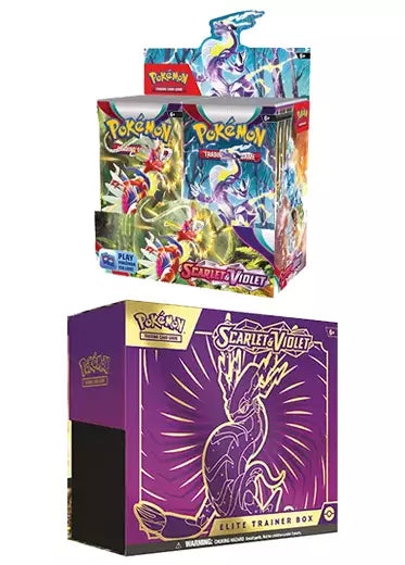 Pokemon TCG: Scarlet & Violet - Booster Box + ETB Violet Double Sleeved Pokemon TCG: Scarlet & Violet - Booster Box + ETB Violet Double Sleeved
