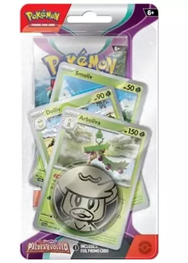 Pokemon TCG: Paldea Evolved SV02 - Premium Checklane Arboliva