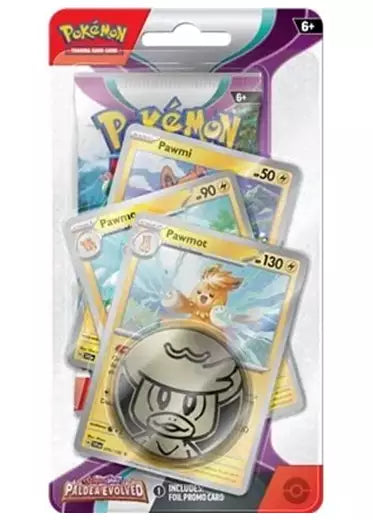 Pokemon TCG: Paldea Evolved SV02 - Premium Checklane Pawmot