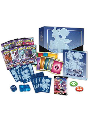 Pokemon TCG: Sword & Shield Chilling Reign - Elite Trainer Box - Ice Rider Calyrex Contents
