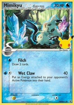 Pokemon TCG: Mimikyu (Delta Species) SWSH136 - Celebrations Promo