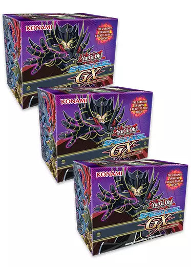 Yugioh TCG: Speed Duel GX Box - Duelists of Shadows (Set of 3) Double Sleeved Yugioh TCG: Speed Duel GX Box - Duelists of Shadows (Set of 3) Double Sleeved