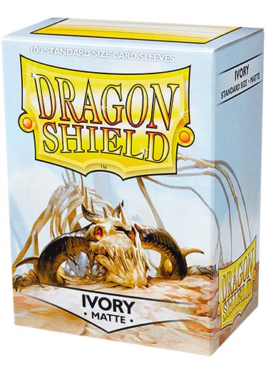 Dragon Shield Matte Sleeve - Ivory Box