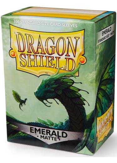 Dragon Shield Matte Sleeve - Emerald Box