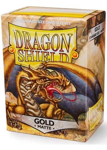 Dragon Shield Matte Sleeve - Gold Box
