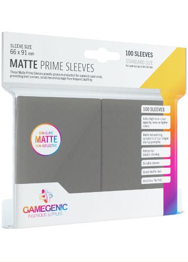 Gamegenic - Matte Prime Sleeves Dark Grey