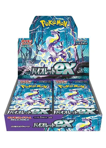 Japanese Pokemon: Violet EX SV1V - Booster Box Double Sleeved Japanese Pokemon: Violet EX SV1V - Booster Box Double Sleeved