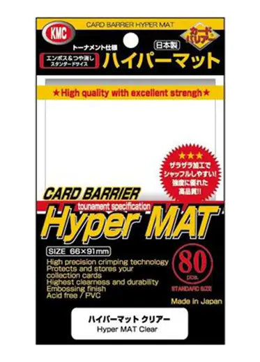 KMC: Hyper Mat Sleeves Clear