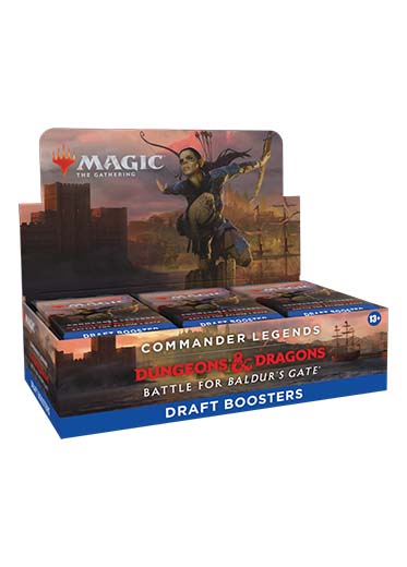 MTG: Commander Legends Battle for Baldur's Gate - Draft Booster Box Double Sleeved MTG: Commander Legends Battle for Baldur's Gate - Draft Booster Box Double Sleeved