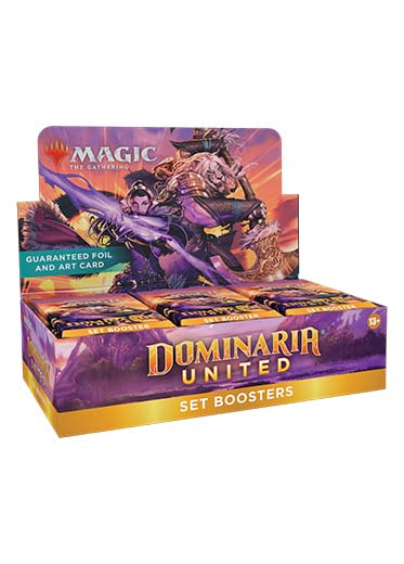 MTG: Dominaria United - Set Booster Box Double Sleeved MTG: Dominaria United - Set Booster Box Double Sleeved