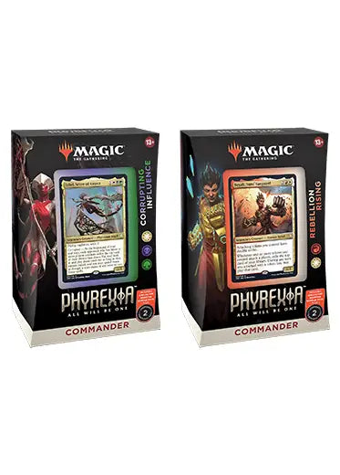 MTG: Phyrexia - All Will Be One - Commander Decks Set of 2 Double Sleeved MTG: Phyrexia - All Will Be One - Commander Decks Set of 2 Double Sleeved