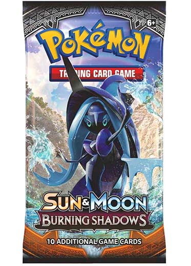 Pokemon TCG: Burning Shadows - Booster Pack Double Sleeved Pokemon TCG: Burning Shadows - Booster Pack Double Sleeved