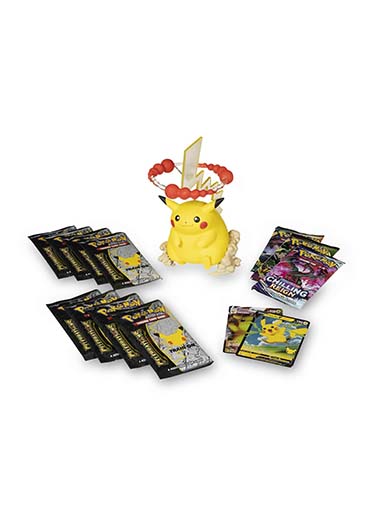 Pokemon TCG: Celebrations - Premium Figure Collection - Pikachu VMAX Contents