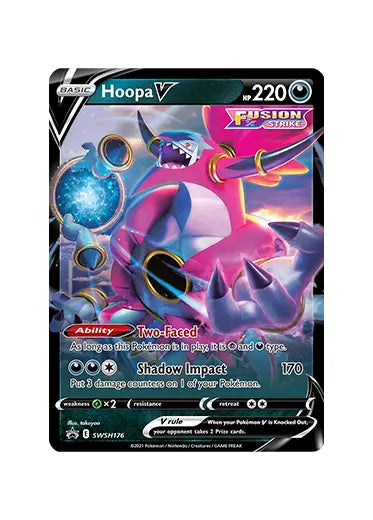 Pokemon TCG: Sword & Shield - SWSH176 Hoopa V Oversized Promo