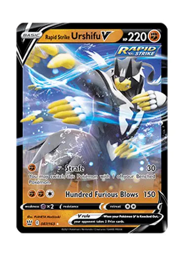 Pokemon TCG: Battle Styles - 087/163 Rapid Strike Urshifu V