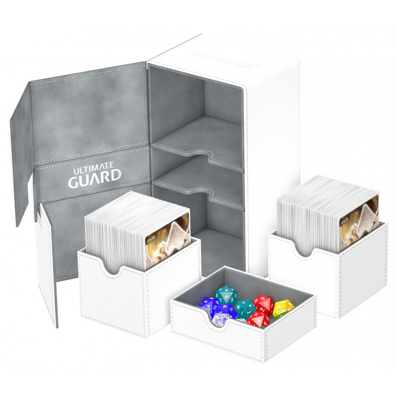 Ultimate Guard Twin Flip'n'Tray™ 200+ XenoSkin™ White