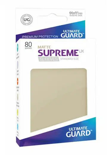 Ultimate Guard: Supreme UX Matte Sleeves Sand