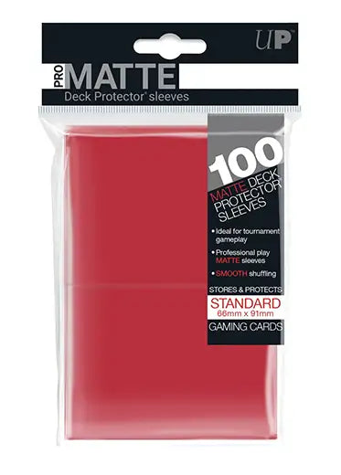Ultra Pro: PRO-Matte Deck Protector Sleeves Red