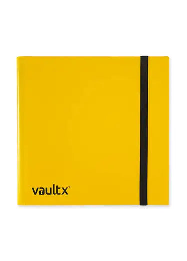 Vault X: 12-Pocket Strap Binder Yellow