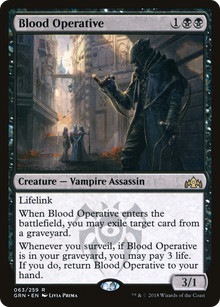 Blood Operative⁣ - Guilds of Ravnica⁣ (Rare)⁣ [63]