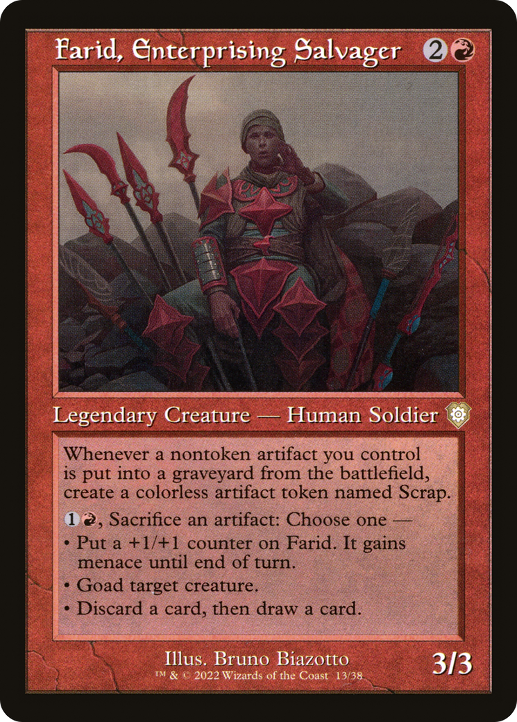 Farid, Enterprising Salvager⁣ - Commander: The Brothers' War⁣ (Rare)⁣ [13]