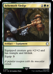 Behemoth Sledge⁣ - Universes Beyond: Fallout⁣ (Uncommon)⁣ [211]