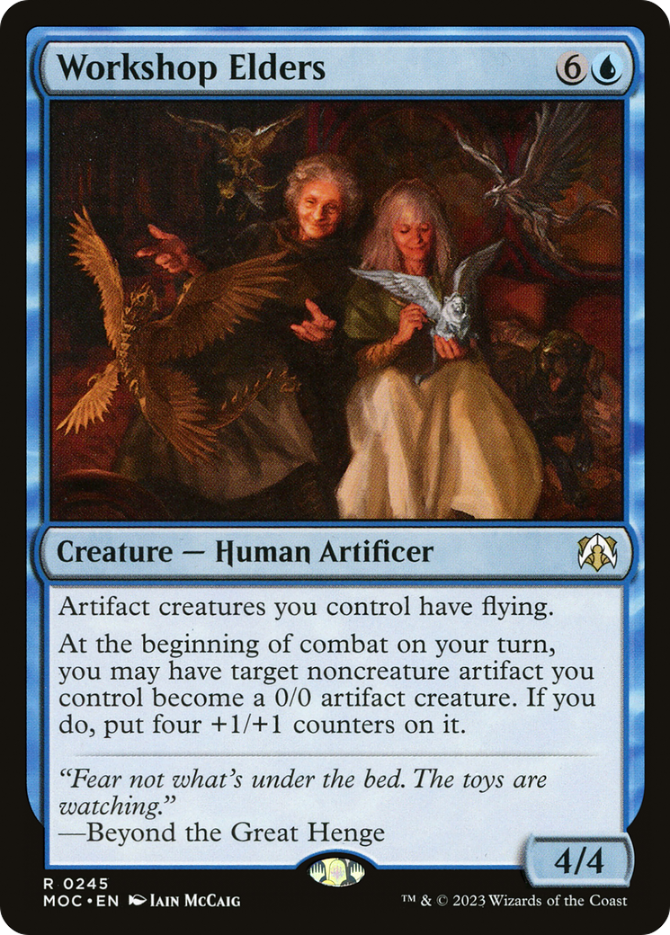 Workshop Elders⁣ - Commander: March of the Machine⁣ (Rare)⁣ [245]